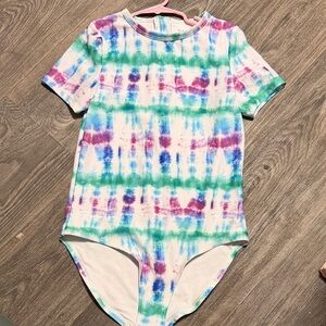 DSG Girls' Short Sleeve One Piece Swimsuit